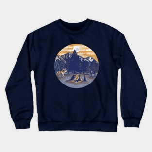 sleep outdoors Crewneck Sweatshirt